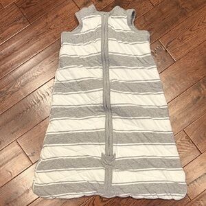Burt's Bees Gray and White Striped Uni-Sex beekeeper Swaddle Bag